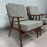 Pair of Scandinavian Thonet armchairs