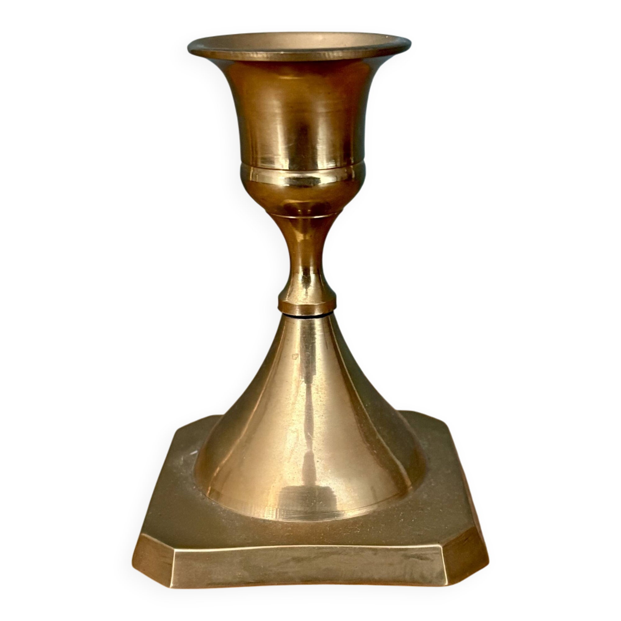 Vintage brass candlestick/candle holder