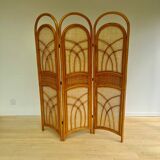 Vintage screen - cane and rattan -