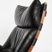 Chaise cantilever avec ottoman par Elsa & Nordahl Solheim pourRybo Rykken