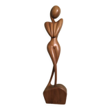 Walnut wood sculpture
