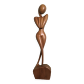 Walnut wood sculpture