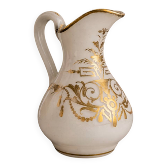 Antique opaline jug from the Napoleon III era.