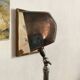 Art Deco industrial style chrome desk lamp – workshop lamp