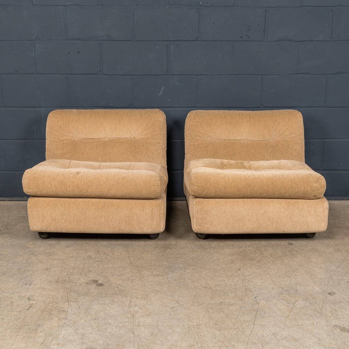 Italian "amanta" 4-piece modular sofa by mario bellini for b&b italia c1980