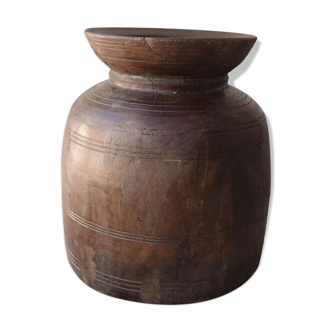 Wooden Himachal pot n°1