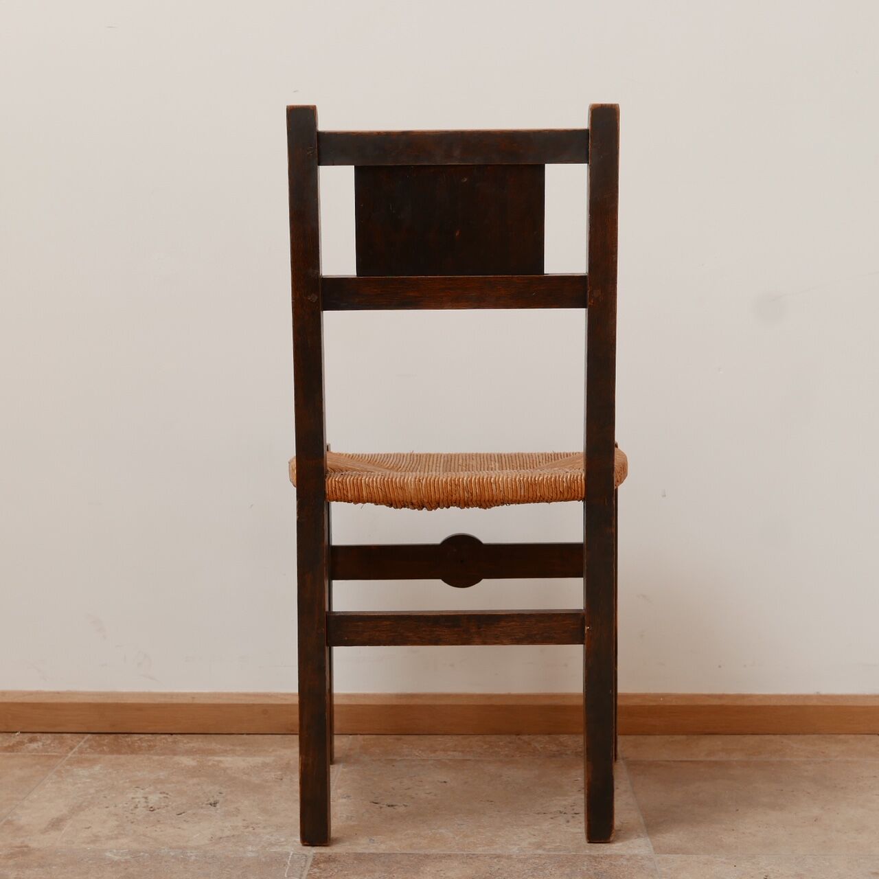 Set of six french mid-century dining chairs