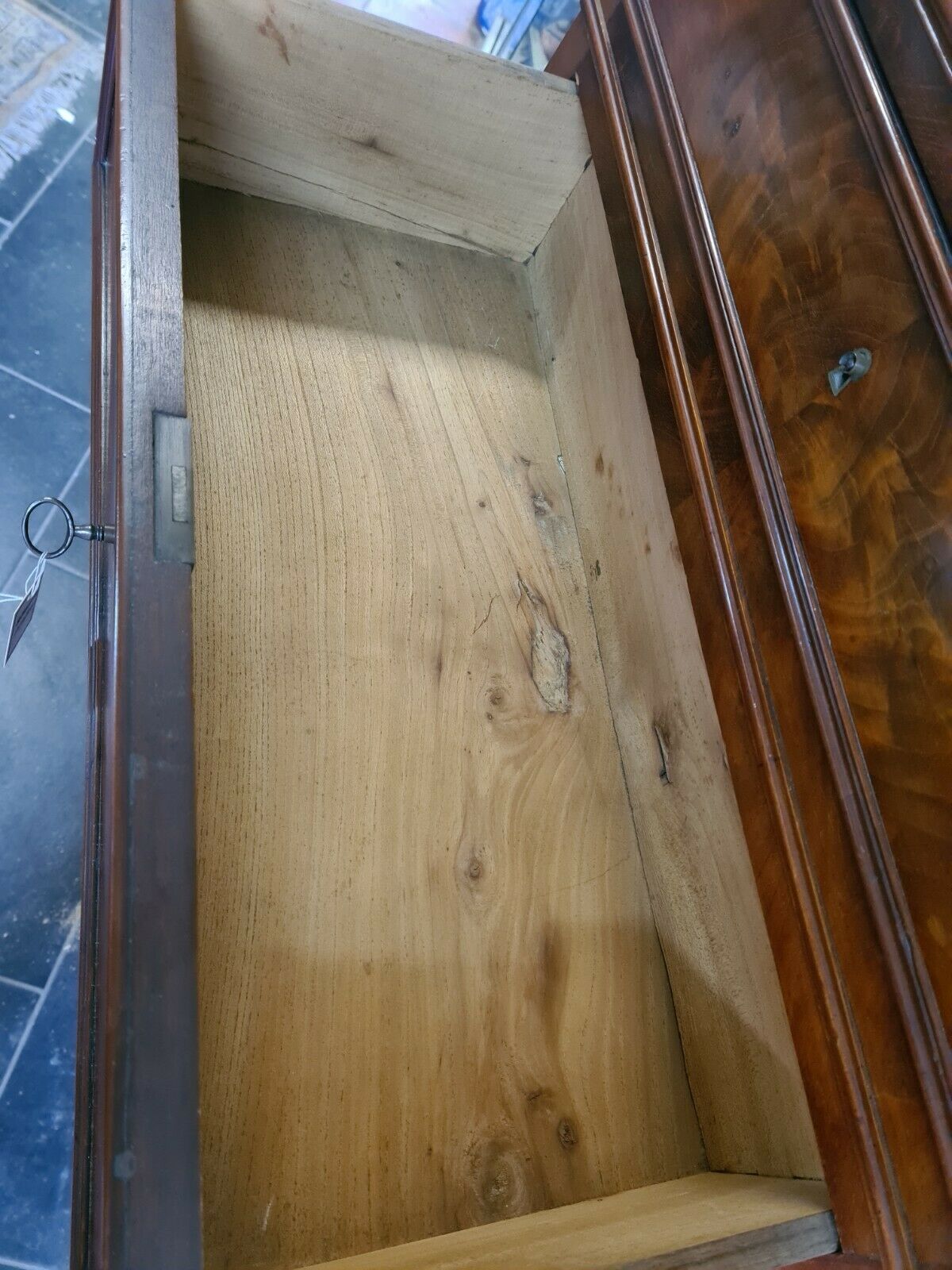 Mahogany semainier furniture louis philippe style 19th