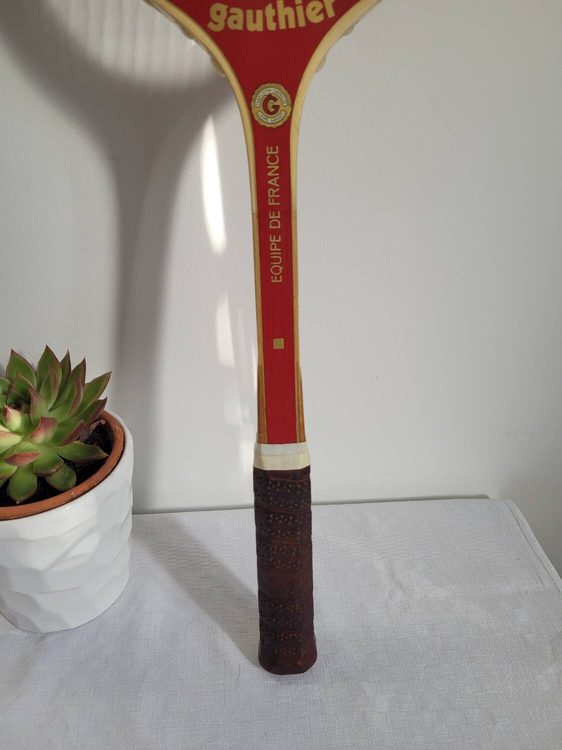 Raquette vintage Gautier en bois