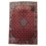 Antique Persian Bidjar handmade rug 7.5' x 10.11' 1920s - 1C1210