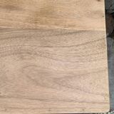 Art Deco chest of drawers in raw wood and blue, 1940