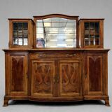 Important Art Nouveau walnut buffet