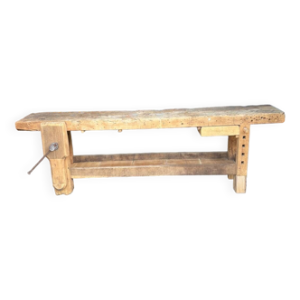 Solid oak workbench from 1890