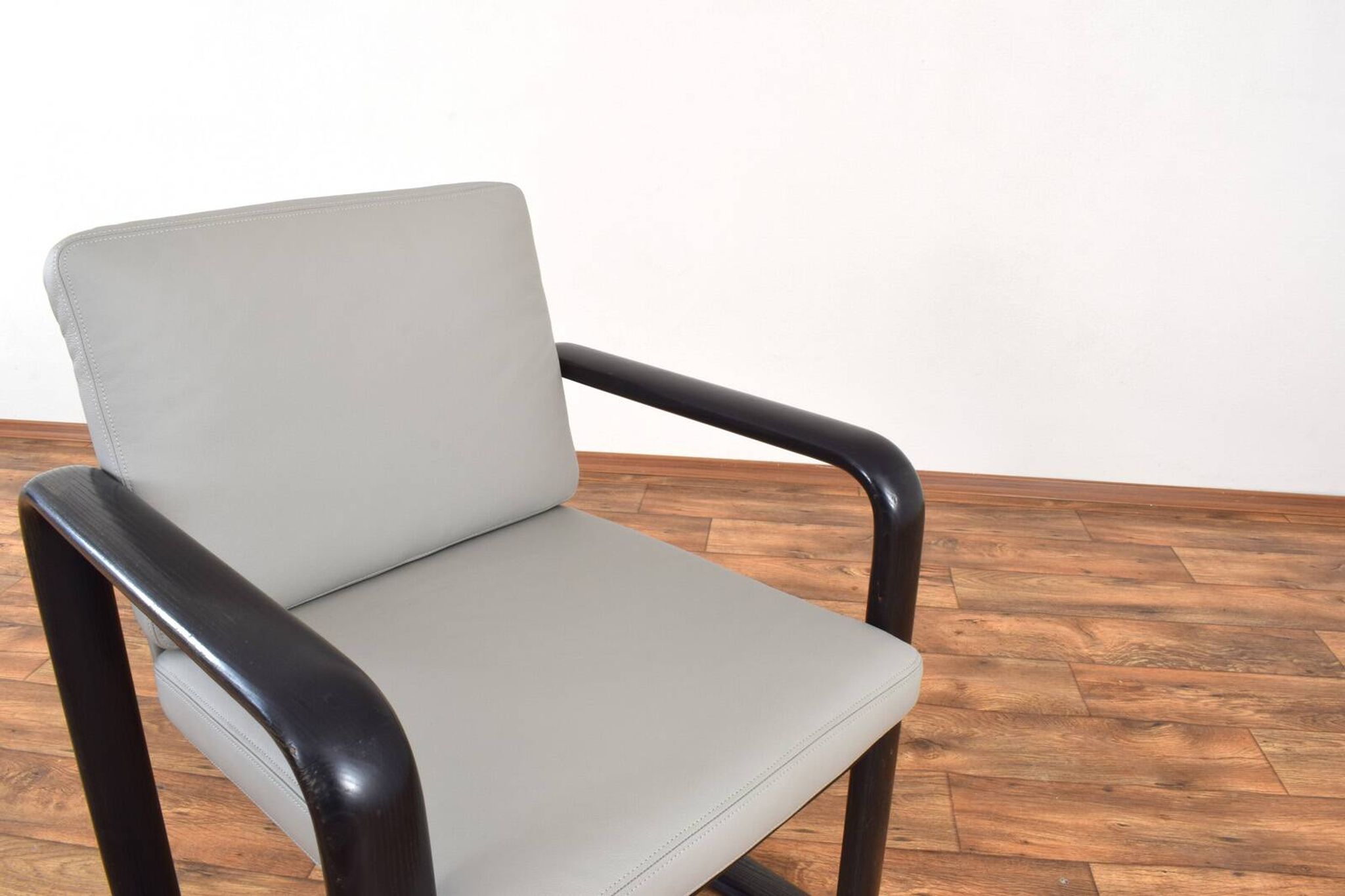 Mid-Century Leather Lounge Chairs by Burkhard Vogtherr for Rosenthal, 1970s