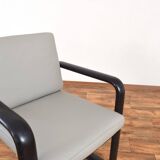 Mid-Century Leather Lounge Chairs by Burkhard Vogtherr for Rosenthal, 1970s