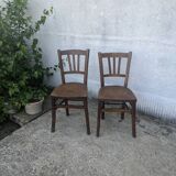 Pair of Luterma bistro chairs