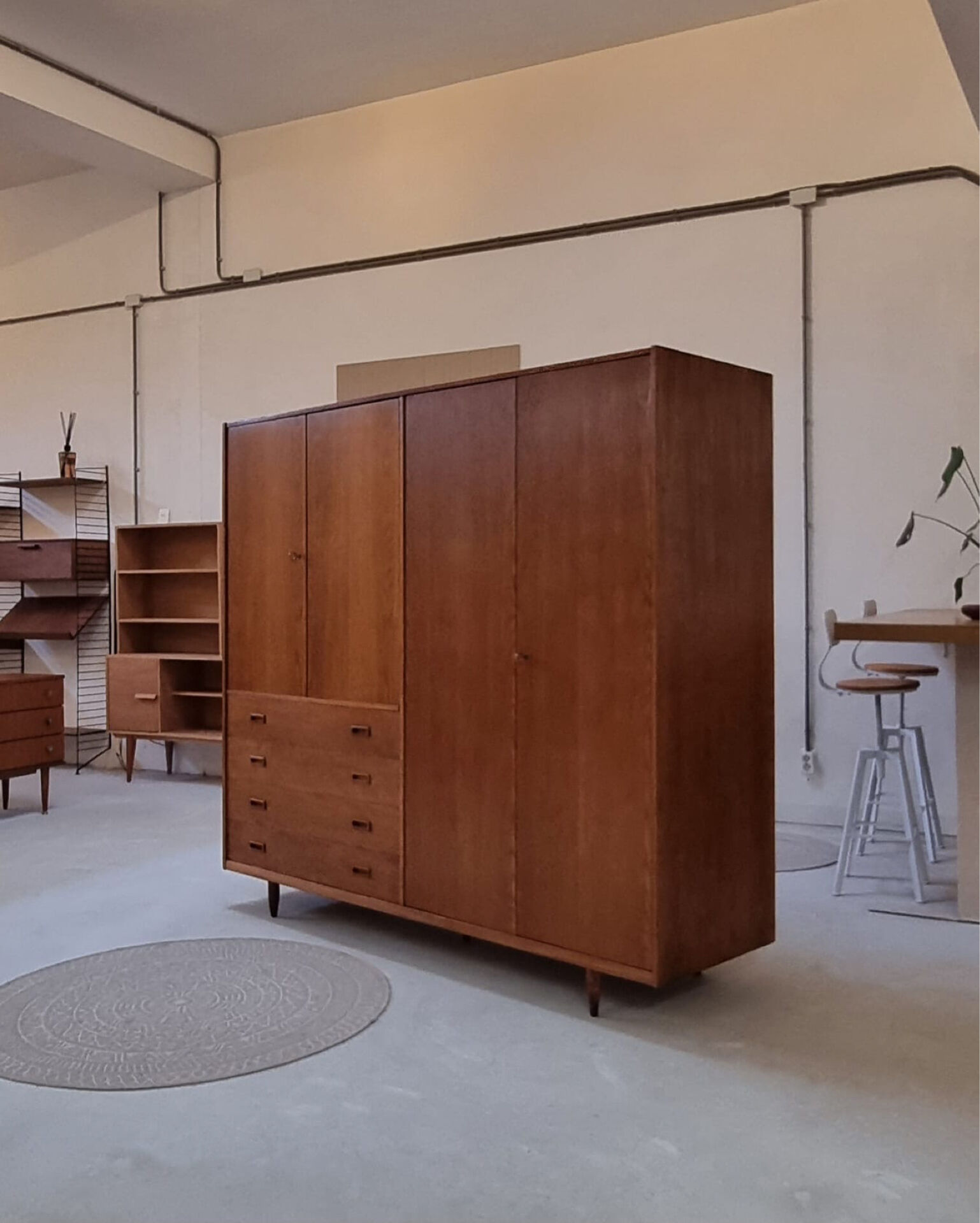 Mid-century wardrobe