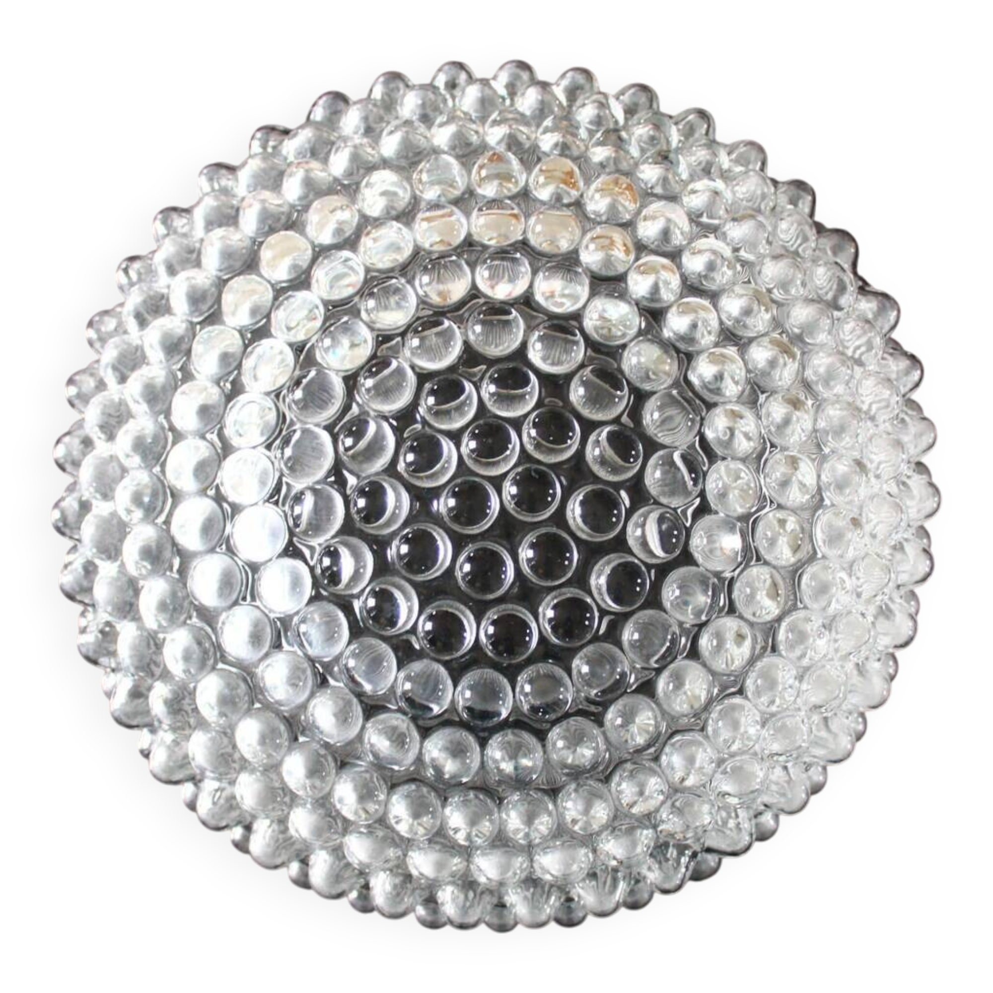 Grand globe de lampe vintage en verre transparent, globe de remplacement