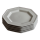 6 assiettes à dessert octogonales modèle Héritage – Johnson Brothers