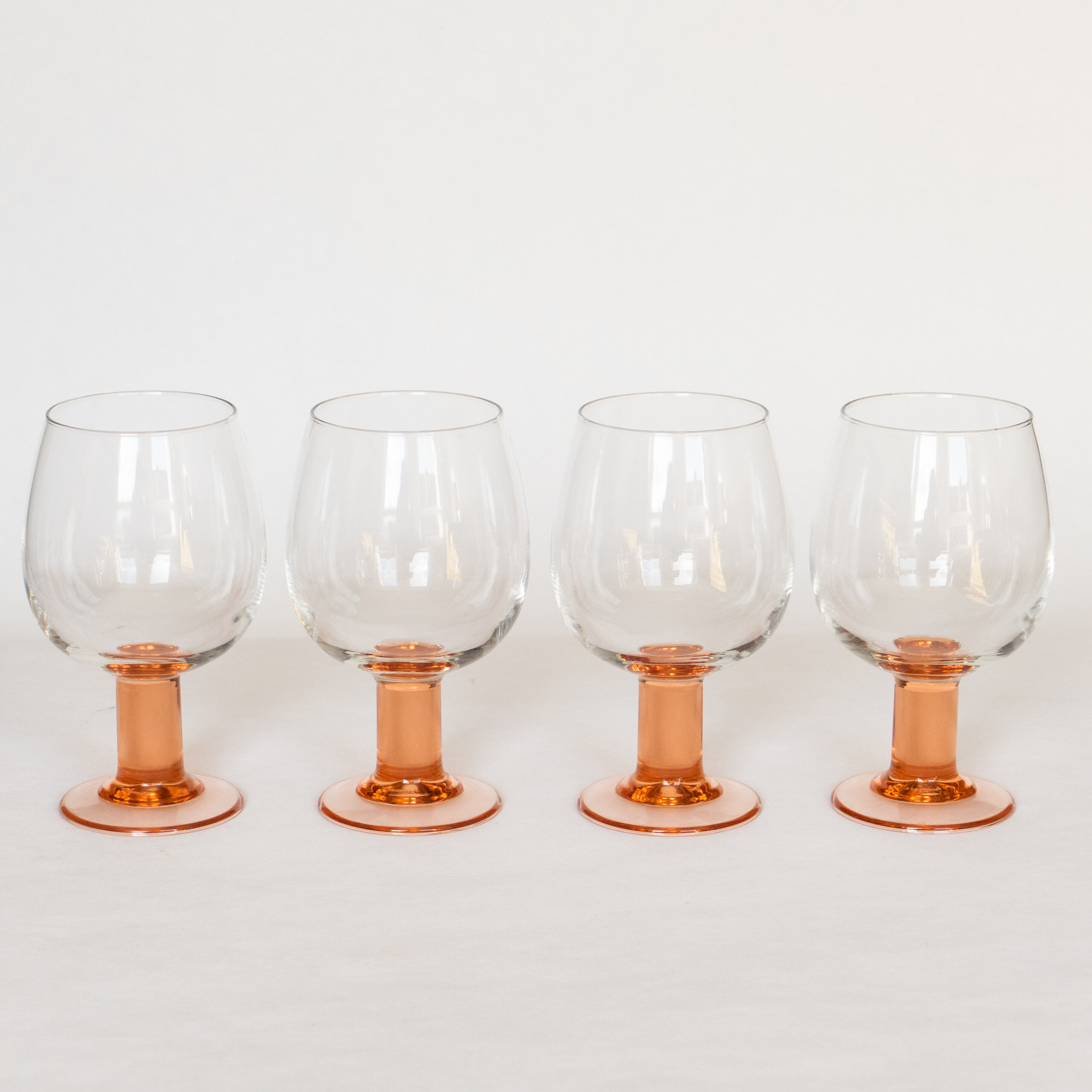 4 large Luminarc glasses France "Scandia" 1980