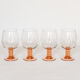 4 large Luminarc glasses France "Scandia" 1980
