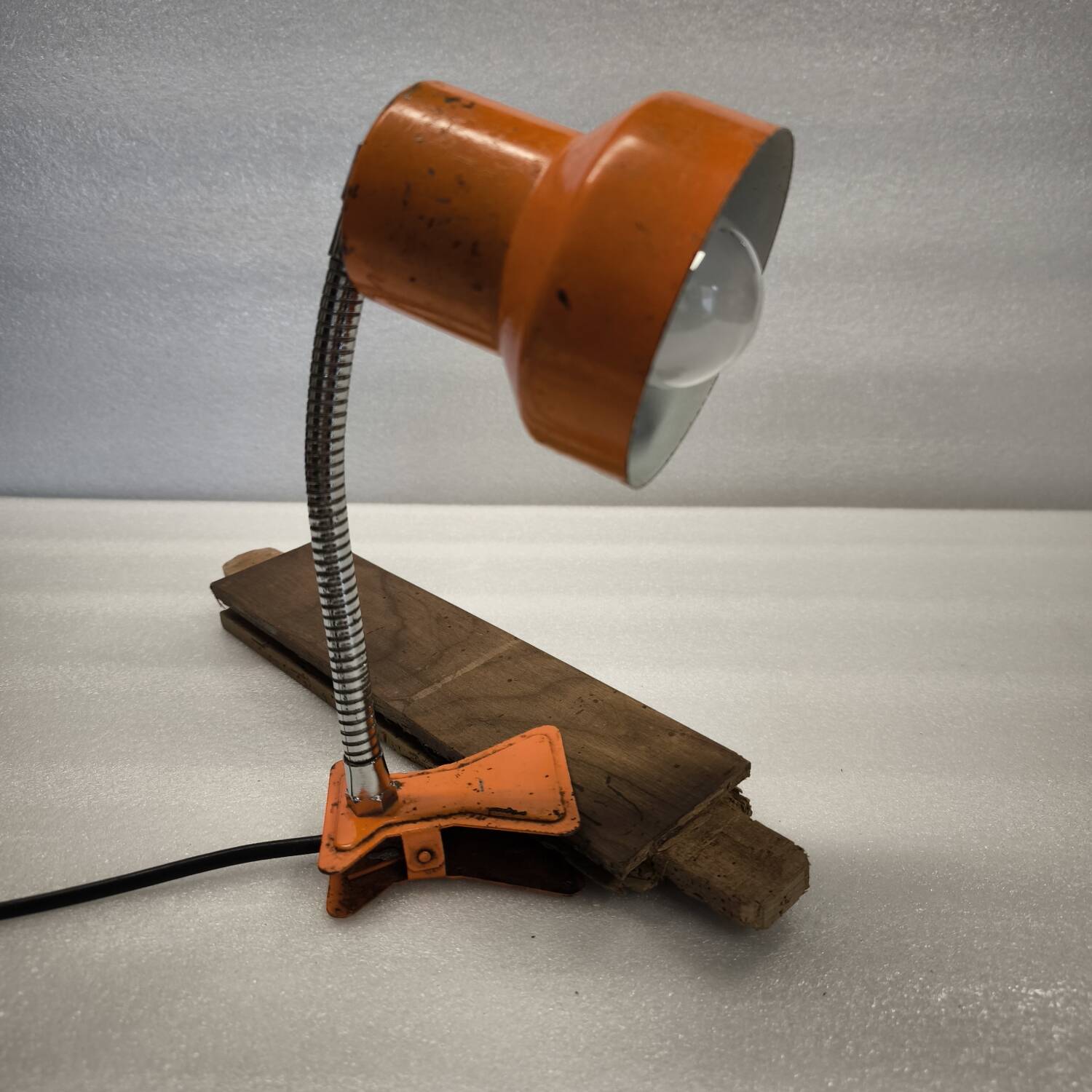 Vintage clamp lamp