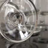 Set of 8 glasses of white wine Cavalier Luminarc transparent vintage