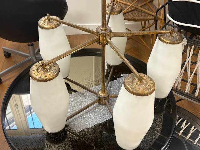 Lustre laiton & opaline