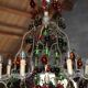 Chandelier glass Murano multicolored Fruits glass Murano Living room Dining room Apples Pears Grape