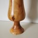 vase, soliflore, candlestick, turned wood, light wood