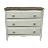 Old White chest of drawers