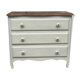 Old White chest of drawers