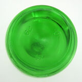 Lady-jeanne bottle-green glass canister - 2 litre capacity - vintage 70s