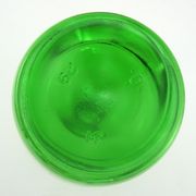 Lady-jeanne bottle-green glass canister - 2 litre capacity - vintage 70s