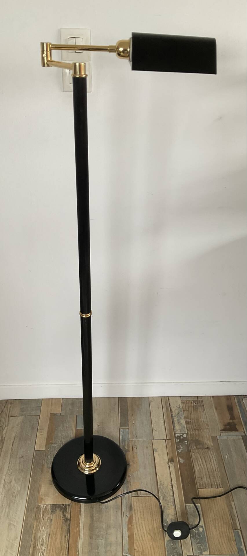 Lampadaire liseuse vintage des années 70