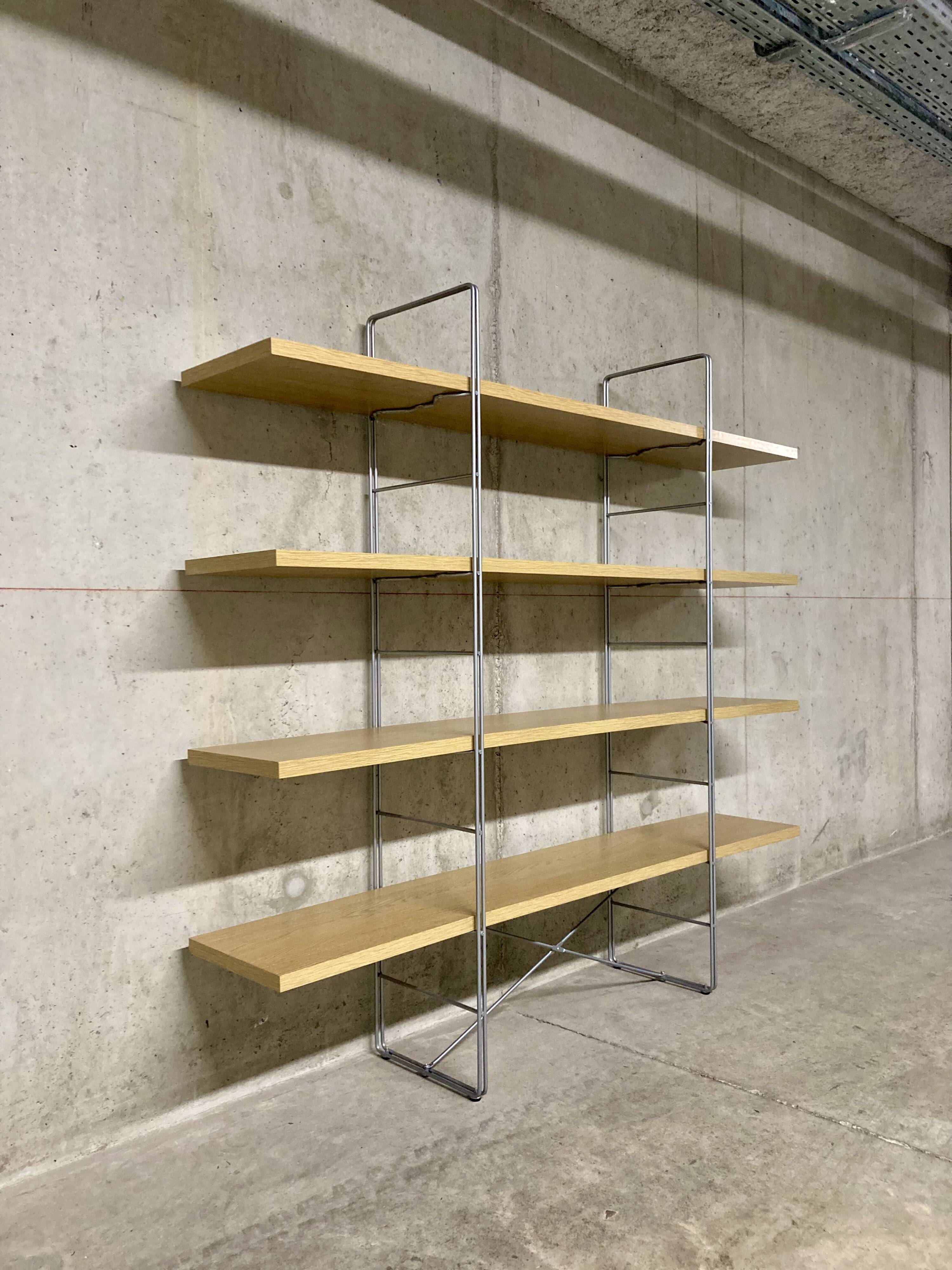 Enetri shelving system vintage oak Niels Gammelgaard for Ikea