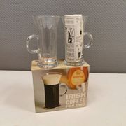Original Irish coffee glasses from Arabia Finland, estimated 1980s, designed by Heikki Orvola