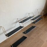 Triple wall shelves modular system