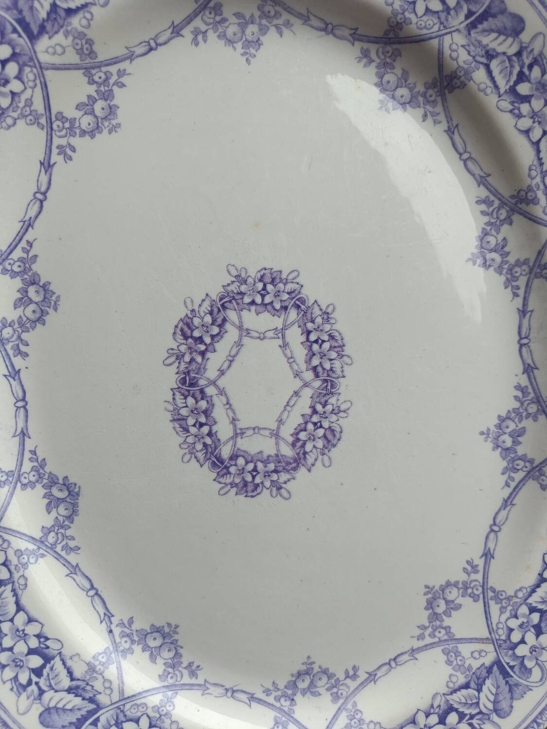 Ironstone plate