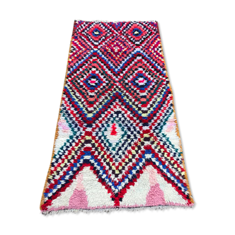 Tapis boucherouite 225x110 cm