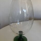 XXXL blown glass vase from Empoli 1960
