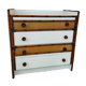 Rattan and bamboo chest of drawers, vintage