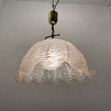 Large Pink Murano Glass Light Pendant 1970’s