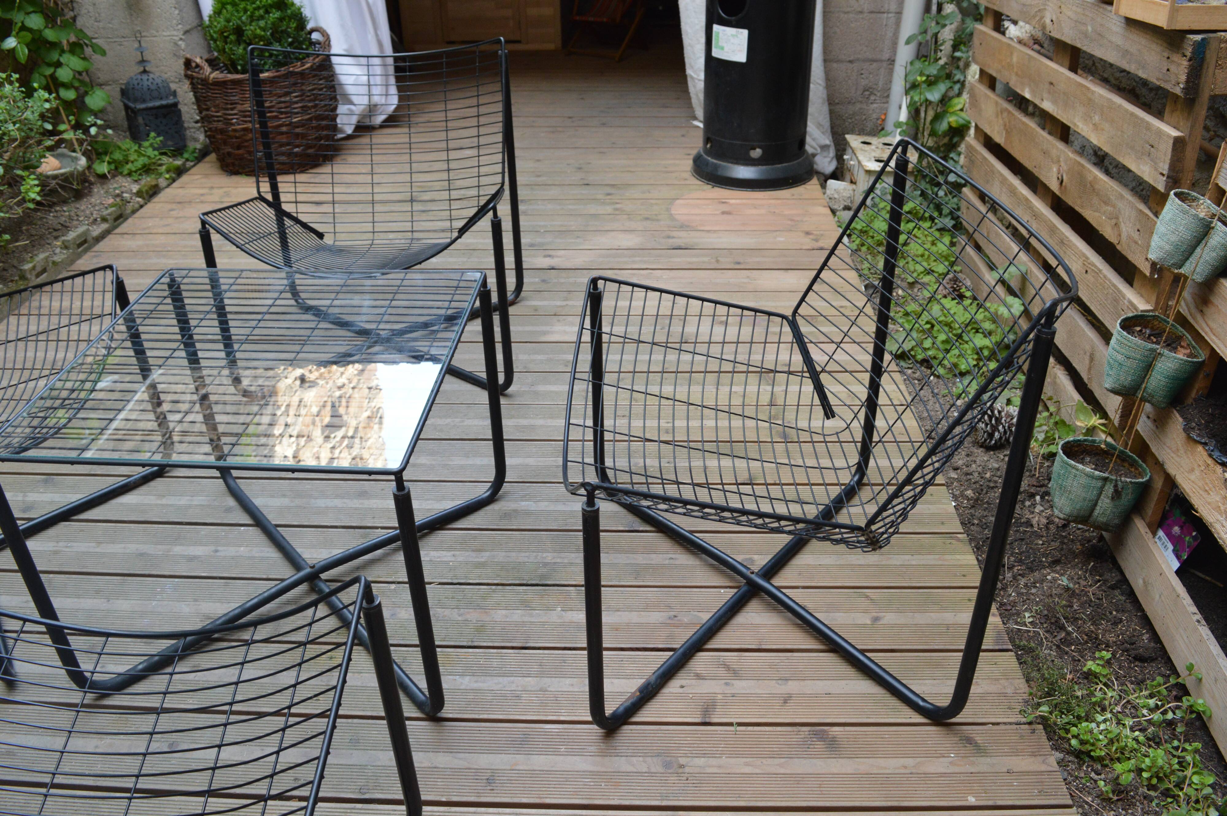 Table and four chairs Jarpen by Niels Gammelgaard