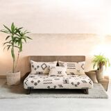 Handmade Moroccan Floor Sofa – Bjaad Wool, Berber Design