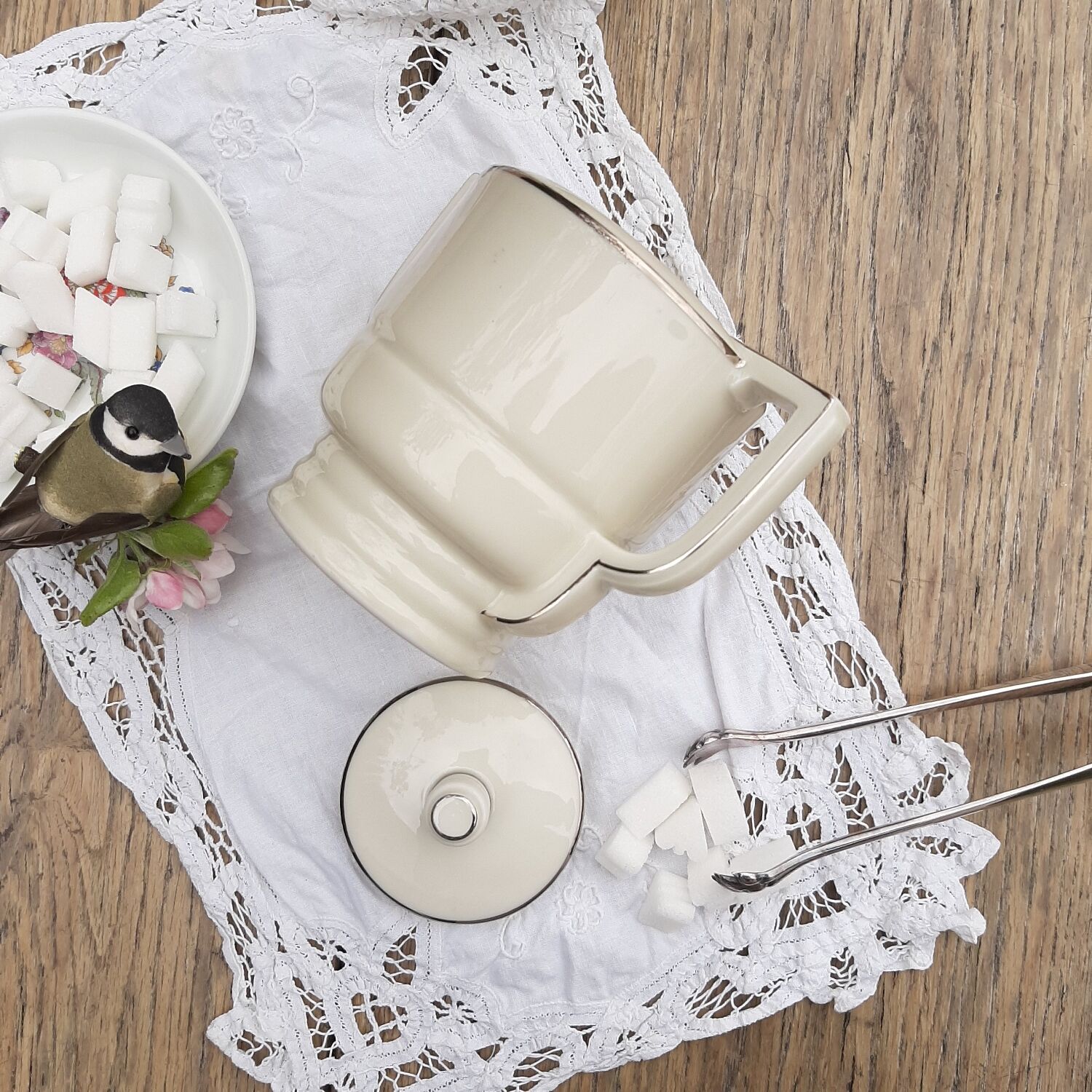 Epiag art deco sugar box