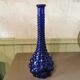 Midnight blue vintage bubble carafe