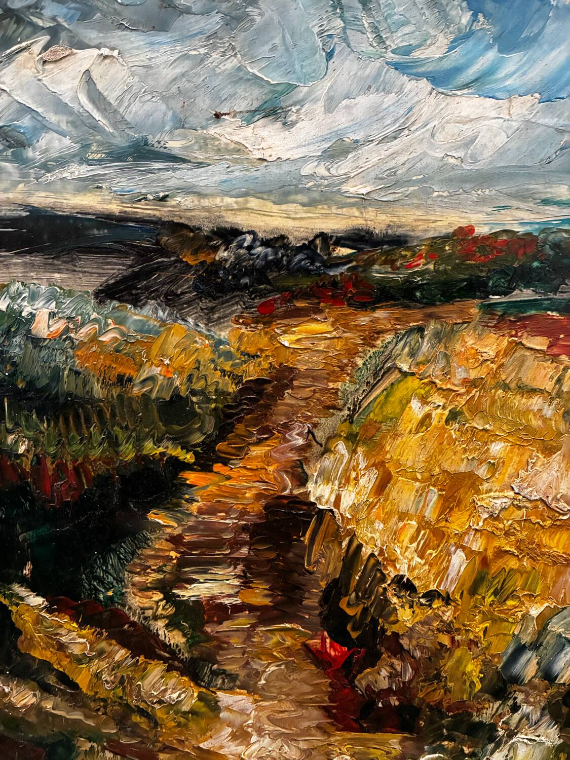 Landscape painting by Gisors 1964