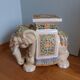 Eléphant céramique ajourée