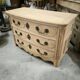 Commode merisier massif naturel style Louis XIV
